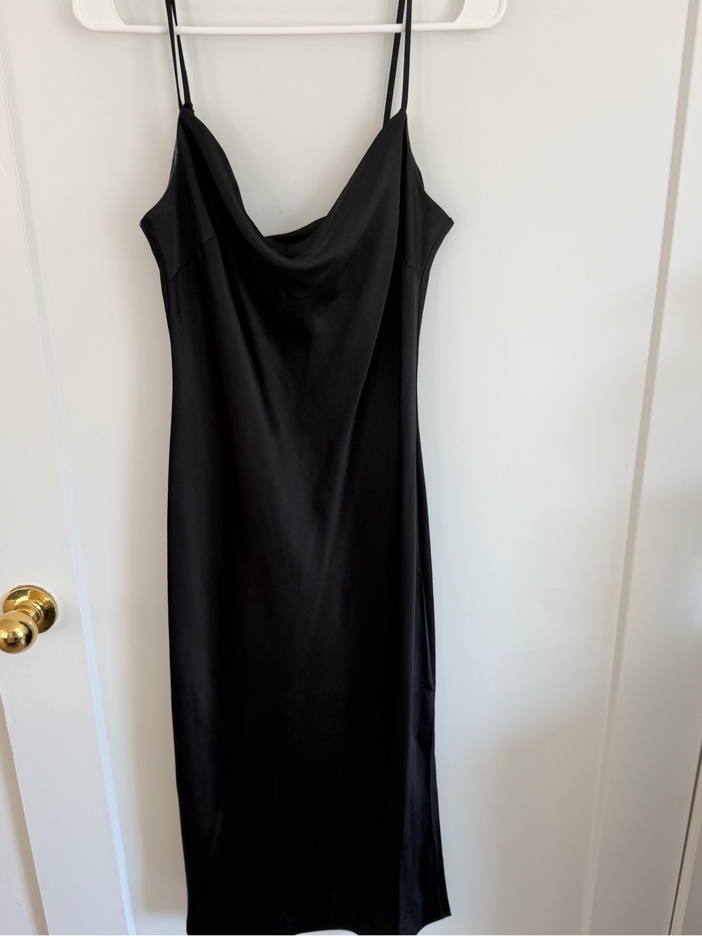 Express Women’s Black Cowl Neck Slip Dress M